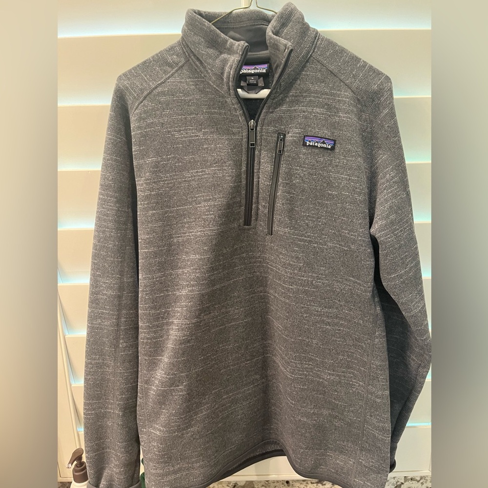 Patagonia Gray Quarter-Zip Pullover